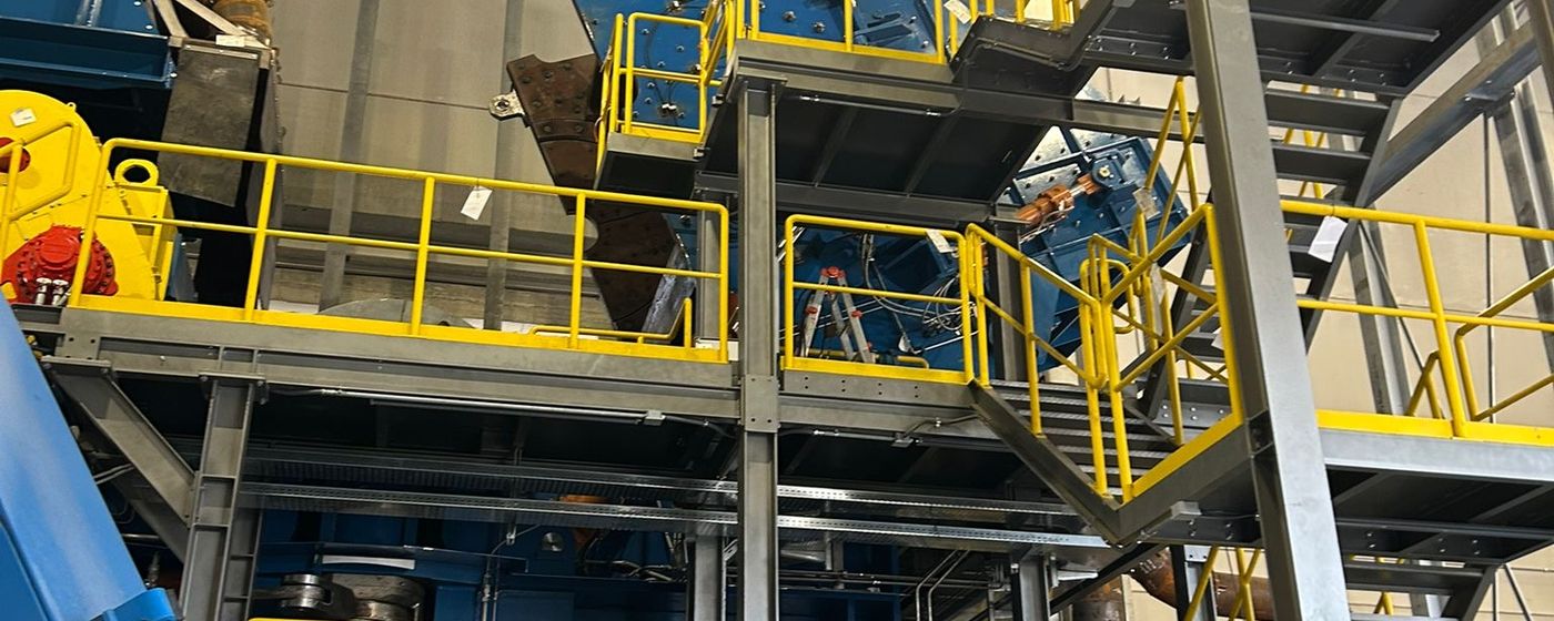 Cantiere industriale — impianto elettrico di processo